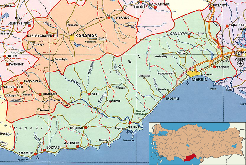 Мерсин турция на карте. Мерсин город в Турции на карте. Мерсин районы города. Мерсин Тедже Турция на карте.